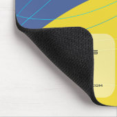 Bellen van de Kunst van Retronation de Kleurrijke Muismat (Hoek)