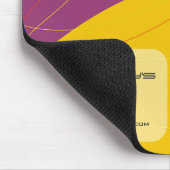 Bellen van de Kunst van Retronation de Kleurrijke Muismat (Hoek)