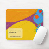 Bellen van de Kunst van Retronation de Kleurrijke Muismat (Met muis)