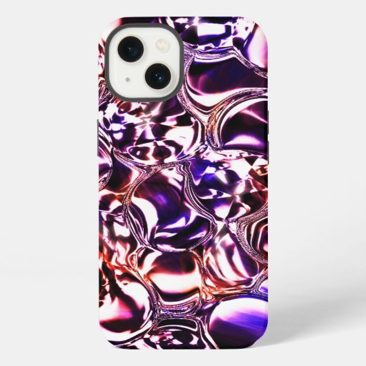 Bellen van gekleurd glas of edelstenen? iPhone hoesje (Achterkant)