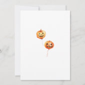 Bellen voor alle monsters Halloween Party Kaart (Achterkant)