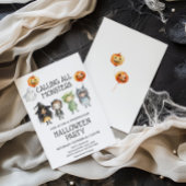 Bellen voor alle monsters Halloween Party Kaart