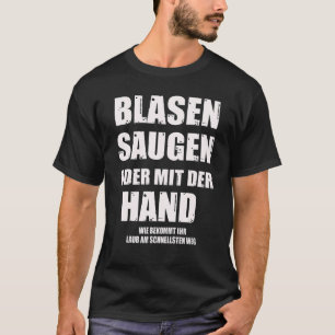 Bellen zuigen of met de hand laat ambachtslieden t-shirt