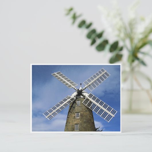 bellenmolen briefkaart (Staand voorkant)