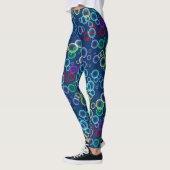 bellenpatroon 02.b DBlue BG Leggings (Links)