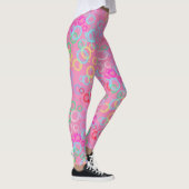 bellenpatroon 02.b Roze BG Leggings (Rechts)