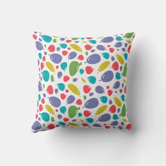 bellenpatroon kussen (Achterkant)