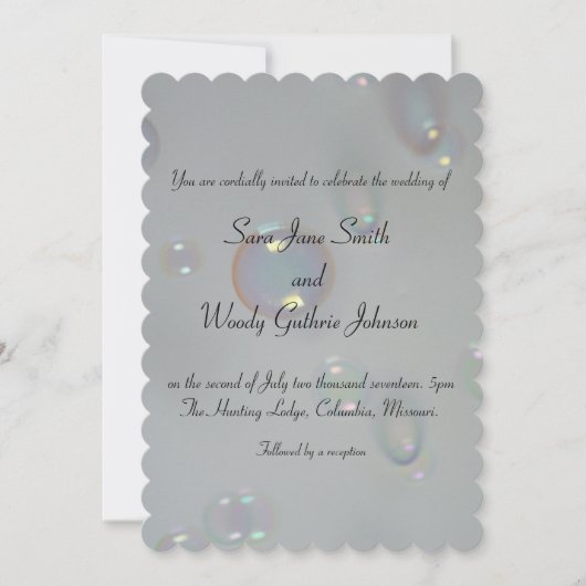 Bellentijd Bruiloft Kaart (Voorkant)