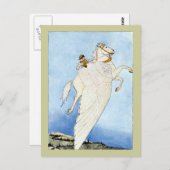 Bellerophon en Pegasus Briefkaart (Voorkant / Achterkant)