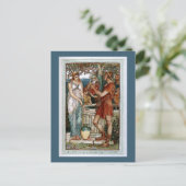 Bellerophon in de fontein briefkaart (Staand voorkant)