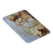 Bellerophon, met Pegasus, die de Chimera slacht, Magneet (Rechterzijde)