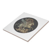 Bellerophon on Pegasus Tegeltje (Zijkant)