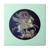 Bellerophon on Pegasus Tegeltje (Voorkant)