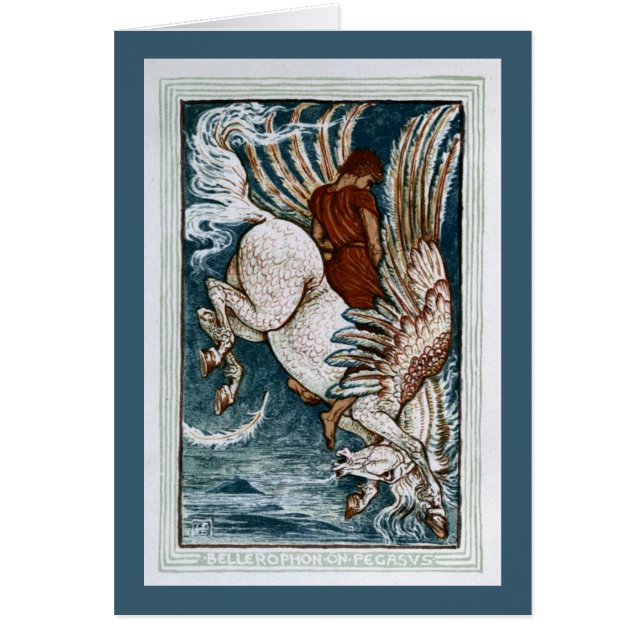 Bellerophon op Pegasus (Voorkant)