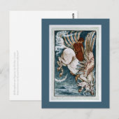 Bellerophon op Pegasus Briefkaart (Voorkant / Achterkant)