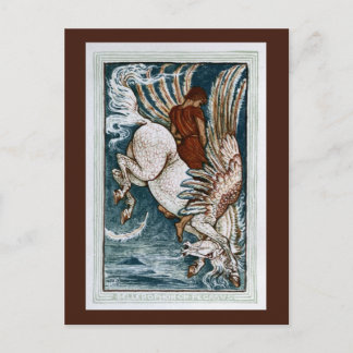 Bellerophon op Pegasus Briefkaart