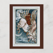 Bellerophon op Pegasus Briefkaart (Voorkant)