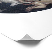 Bellerophon op Pegasus Poster (Hoek)