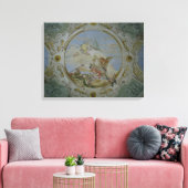 Bellerophon Riding Pegasus, c.1746-47 (fresco) Canvas Afdruk (Insitu (Woonkamer))