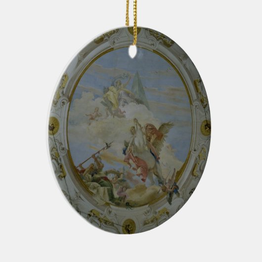 Bellerophon Riding Pegasus, c.1746-47 (fresco) Keramisch Ornament (Rechts)
