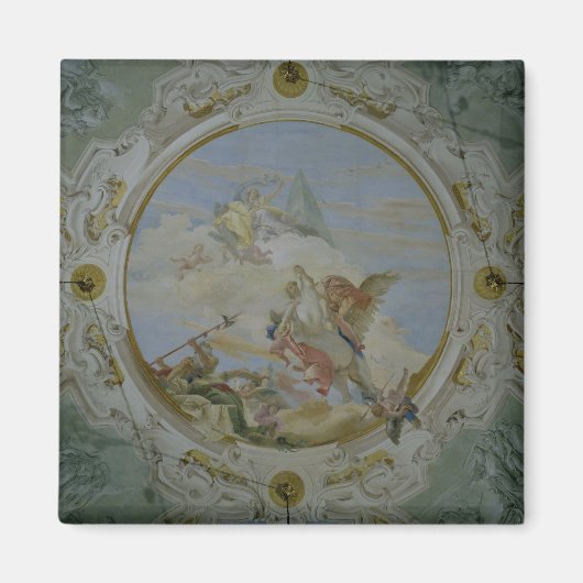 Bellerophon Riding Pegasus, c.1746-47 (fresco) Magneet (Voorkant)