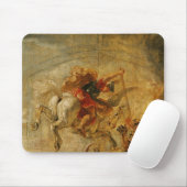 Bellerophon Riding Pegasus vechten tegen de Chimer Muismat (Met muis)