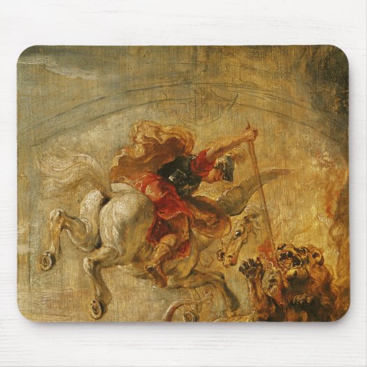 Bellerophon Riding Pegasus vechten tegen de Chimer Muismat (Voorkant)