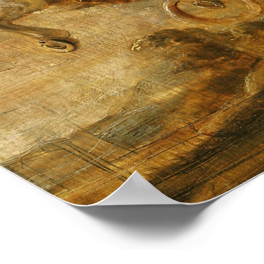 Bellerophon Riding Pegasus vechten tegen de Chimer Poster (Hoek)