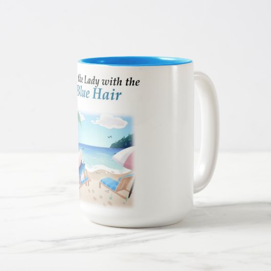 Belle's Mok - "Said the Lady with the Blue Hair" (Voorkant rechts)