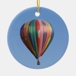 BelleStar Hot Air ballonkerst Keramisch Ornament