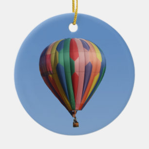 BelleStar Hot Air ballonkerst Keramisch Ornament