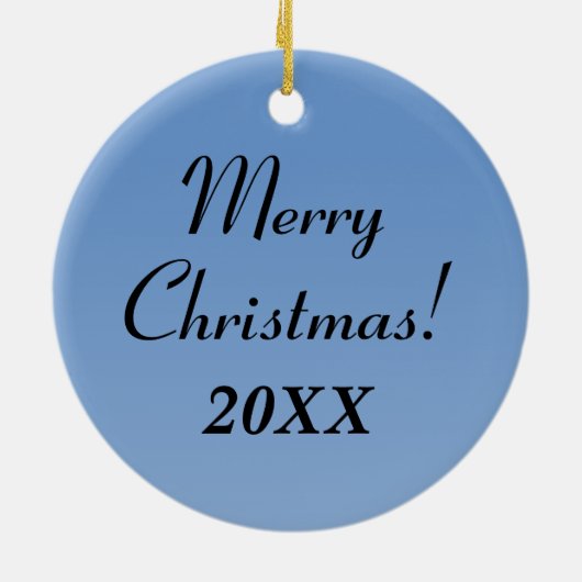 BelleStar Hot Air ballonkerst Keramisch Ornament (Achterkant)