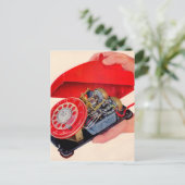 belletjes onthuld briefkaart (Staand voorkant)