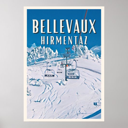 Bellevaux Hirmentaz Poster (Voorkant)