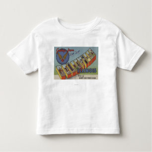 Belleville, Illinois - grote letterscènes Kinder Shirts