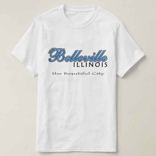Belleville, Illinois T-shirt (Design voorkant)