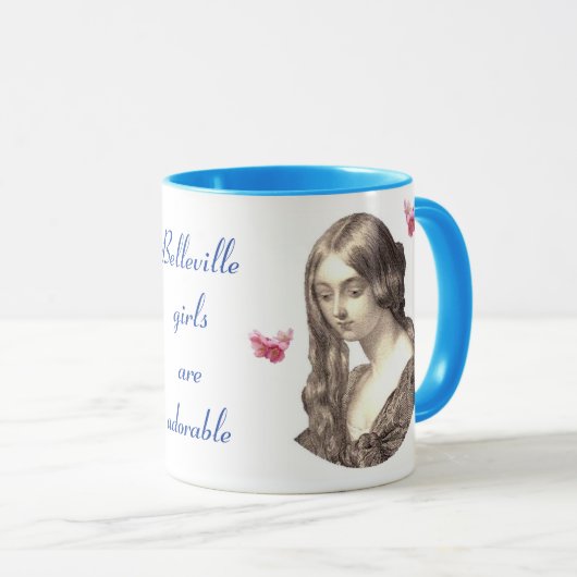 Belleville meisjes zijn Schattig 1 Mok (Voorkant rechts)