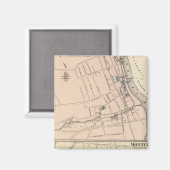 Belleville, Montclair, NJ Magneet (Voorkant / Achterkant)