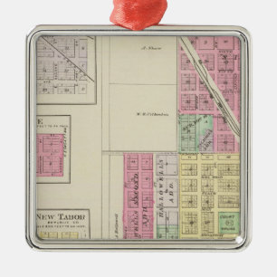 Belleville, Talmage, Harbine, Elgo, Kansas Metalen Ornament