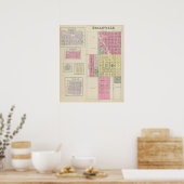 Belleville, Talmage, Harbine, Elgo, Kansas Poster (Keuken)