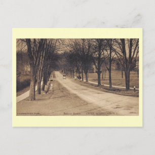 Bellevue Ave., Montclair, Vintage van New Jersey Briefkaart