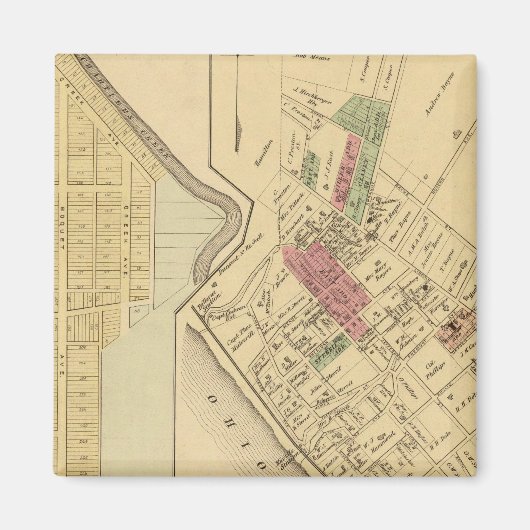 Bellevue Borough Magneet (Voorkant)