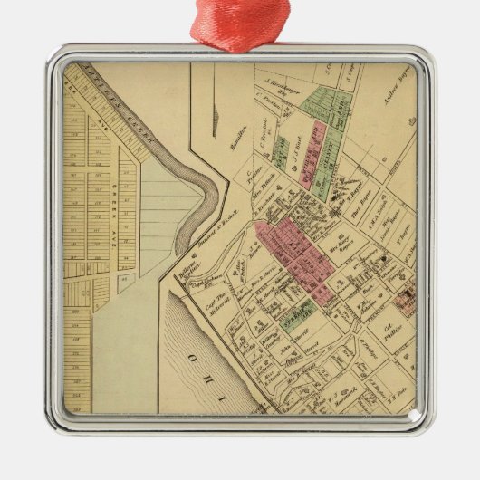 Bellevue Borough Metalen Ornament (Voorkant)