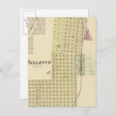 Bellevue en La Platte, Nebraska Briefkaart (Voorkant / Achterkant)