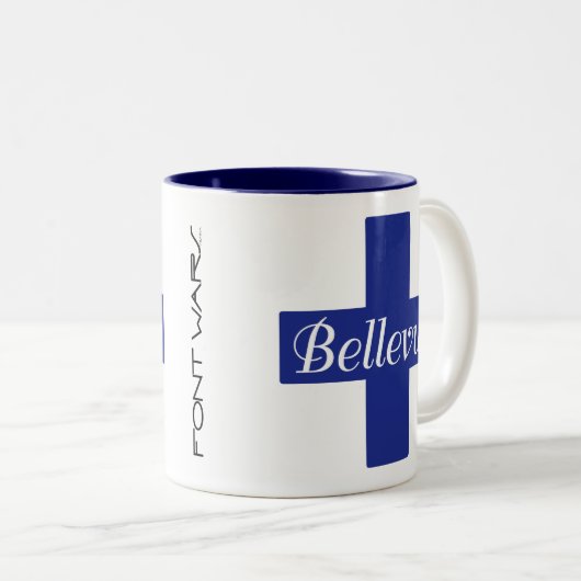 Bellevue, Font Wars Mok (Voorkant rechts)