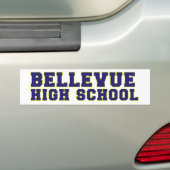 Bellevue High School Bumpersticker (Op auto)
