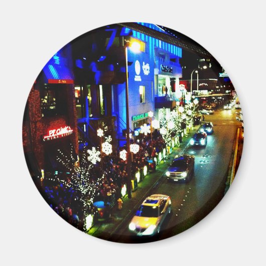 bellevue tijdens Kerstmis Magneet (Voorkant)