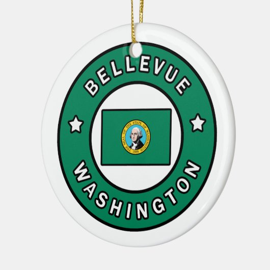 Bellevue Washington Keramisch Ornament (Links)