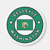 Bellevue Washington Magneet (Voorkant)