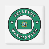 Bellevue Washington Magneet (Voorkant)